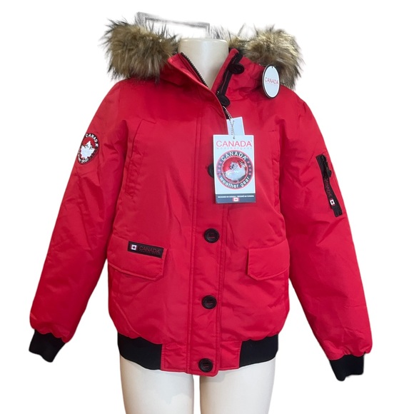 Canada Weather Gear Faux Fur Trimmed Hooded Parka Jacket New - Picture 1 of 8